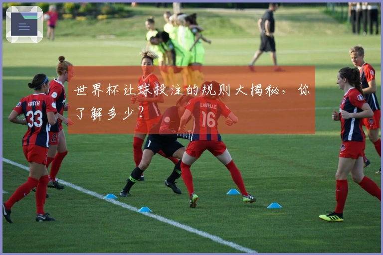 世界杯让球投注的规则大揭秘，你了解多少？